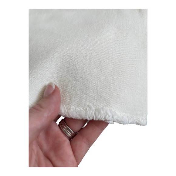 Warp + Weft Regular Wide-Leg High-Rise Jeans White Size US 30 - Picture 3 of 6